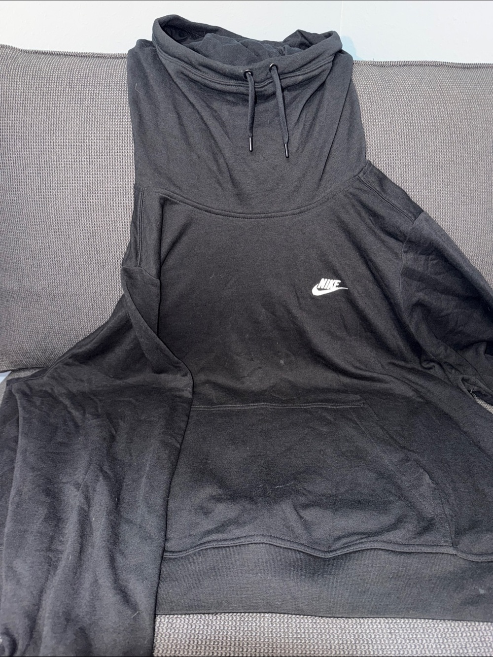 Nike Women’s Black Cowl-Neck Pullover Hoodie
